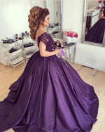 Cargar imagen en el visor de la galería, Quinceanera-Dresses-Purple
