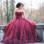Load image into Gallery viewer, burgundy-quinceanera-ideas
