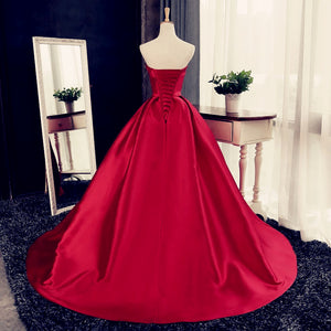 Dark Red Wedding Dresses