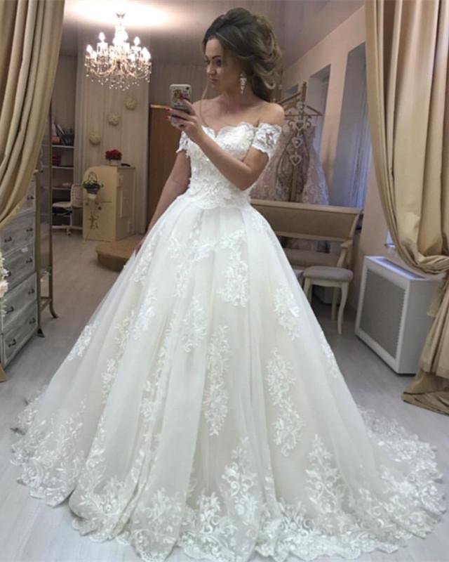 Elegant-Wedding-Dress-Bridal-Ball-Gowns