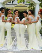 Load image into Gallery viewer, Yellow-Bridesmaid-Dresses
