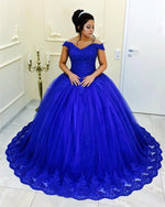 Load image into Gallery viewer, Quinceanera-Dresses-Royal-Blue
