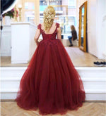 Load image into Gallery viewer, Modest Lace Appliques Cap Sleeves Tulle Mermaid Prom Dresses
