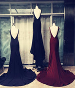 Load image into Gallery viewer, Long-Jersey-Bridesmaid-Dresses-Mermaid-Backless-Gowns
