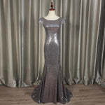 Load image into Gallery viewer, Modern Style Glitter Sequins Bridesmaid Dresses Mermaid Formal Gowns
