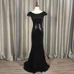 Load image into Gallery viewer, Modern Style Glitter Sequins Bridesmaid Dresses Mermaid Formal Gowns
