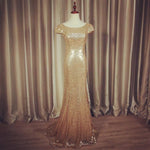 Afbeelding in Gallery-weergave laden, Modern Style Glitter Sequins Bridesmaid Dresses Mermaid Formal Gowns
