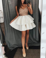 Load image into Gallery viewer, Homecoming-Dresses-White
