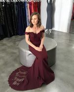 Afbeelding in Gallery-weergave laden, Long-Burgundy-Dresses
