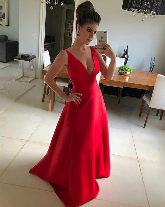 Long-Red-Prom-Dresses-Women's-Formal-Gowns