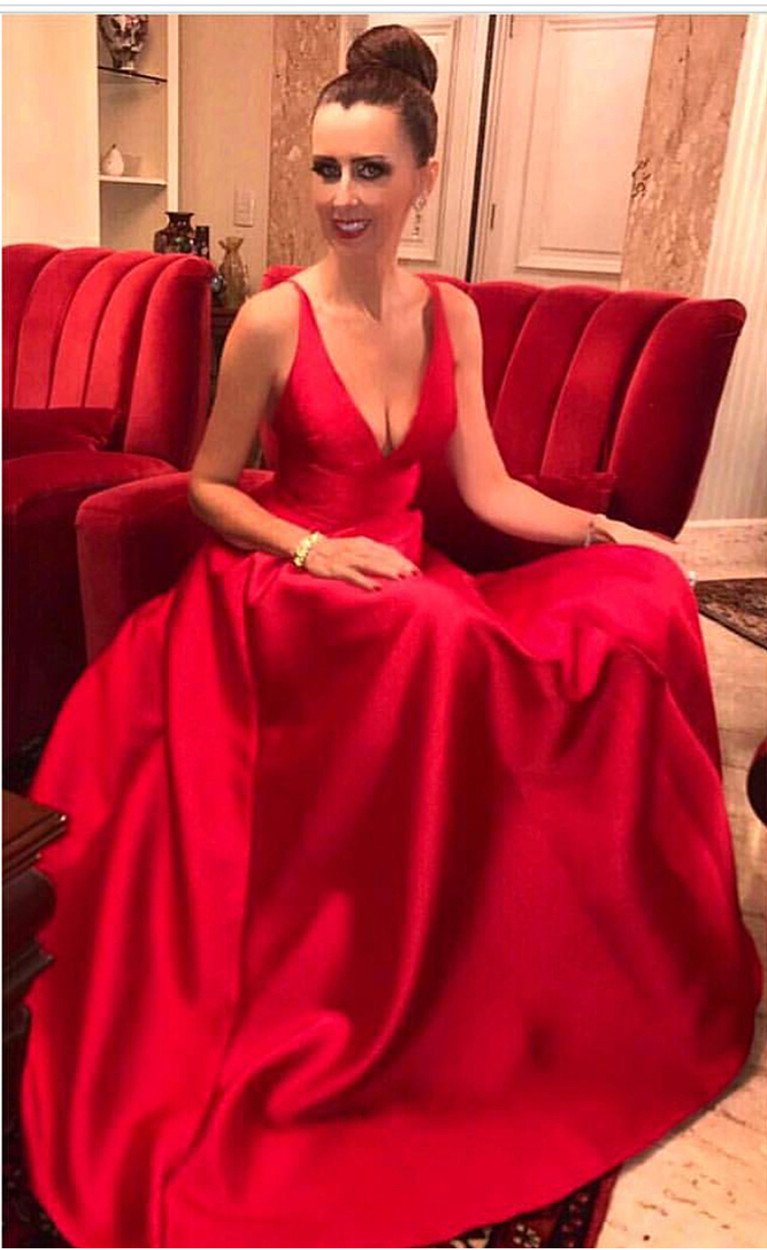 Long-Formal-Evening-Dresses-Red-Bridesmaid-Gowns