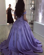Afbeelding in Gallery-weergave laden, Charming-Wedding-Gowns-Lace-Flowers-Beading-Evening-Gowns
