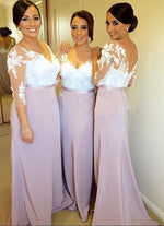 Afbeelding in Gallery-weergave laden, modest-lace-sleeves-bridesmaid-dresses-plus-size-formal-gowns
