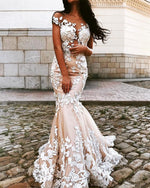 Load image into Gallery viewer, Elegant-Lace-Mermaid-Wedding-Dresses-2019
