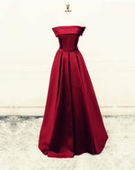 Load image into Gallery viewer, Burgundy-Bridesmaid-Dresses

