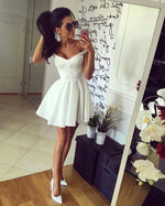 Load image into Gallery viewer, white homecoming dresses
