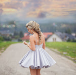 Cargar imagen en el visor de la galería, sexy-spaghetti-straps-homecoming-dress-short-cocktail-dress-for-birthday-party
