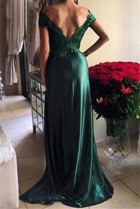 satin prom dress