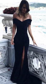 Load image into Gallery viewer, black-evening-dress
