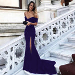 Load image into Gallery viewer, purple mermaid gowns
