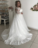Load image into Gallery viewer, Wedding Gowns Plus Size Bridal Dress With 3/4 Sleeves
