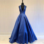 Cargar imagen en el visor de la galería, navy-blue-ballgowns-prom-dresses
