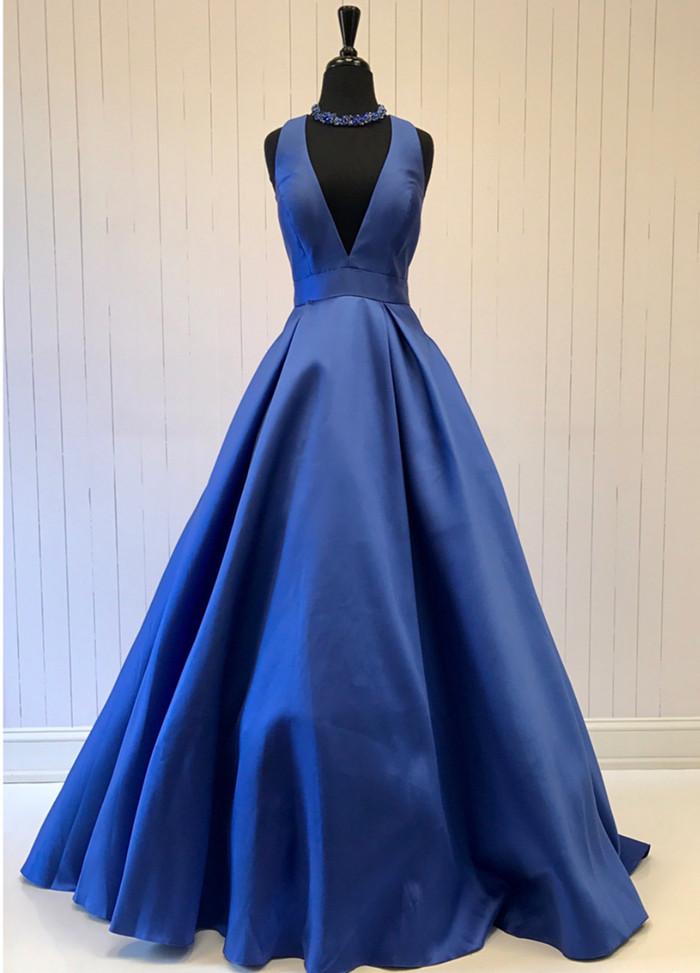 dark-blue-evening-gowns