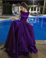 Cargar imagen en el visor de la galería, purple-bridesmaid-dress
