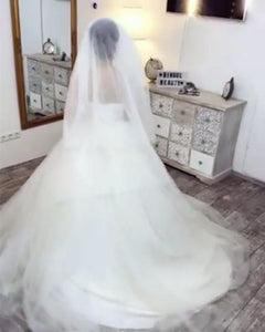 Crystal Beaded Sweetheart Tulle Wedding Dresses Ball Gowns