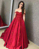 Load image into Gallery viewer, burgundy engagement dresses
