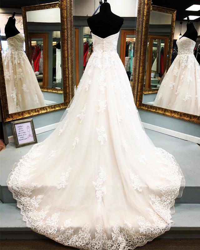 Amazing-Lace-Wedding-Dresses-Ball-Gowns-Sweetheart-Bride-Dress-For-Women