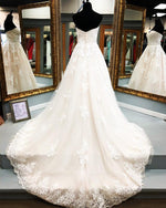 Cargar imagen en el visor de la galería, Amazing-Lace-Wedding-Dresses-Ball-Gowns-Sweetheart-Bride-Dress-For-Women
