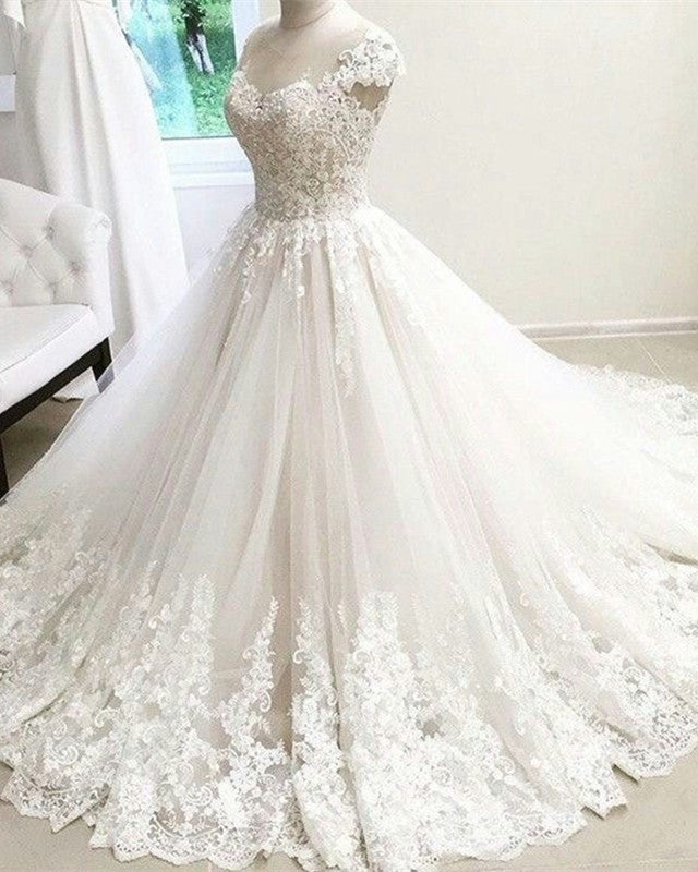 cap-sleeves-wedding-gowns