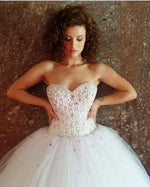 Cargar imagen en el visor de la galería, sweetheart-ball-gowns-wedding-dresses
