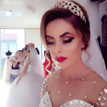 Cargar imagen en el visor de la galería, crystal-ballgowns-wedding-dress
