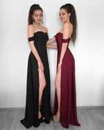 Load image into Gallery viewer, black-bridesmaid-dresses

