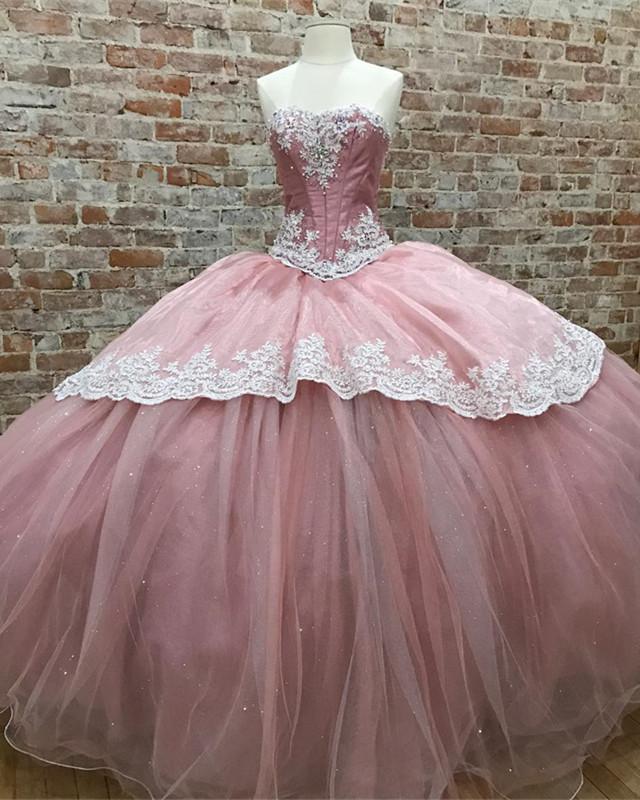 Dust-Pink-Sweetheart-Ball-Gowns-Quinceanera-Dresses