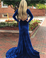 Afbeelding in Gallery-weergave laden, long-sleeves-prom-gowns
