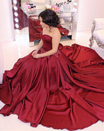 Load image into Gallery viewer, maroon-ballgowns
