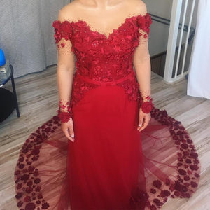 long-sleeves-mermaid-gowns