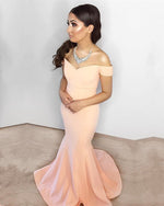 Load image into Gallery viewer, peach-mermaid-gowns
