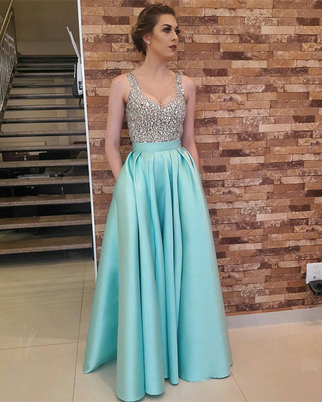 long-satin-gowns