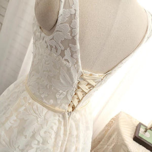 A Line Lace Prom Homecoming Dresses Short
