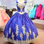 Load image into Gallery viewer, Vintage Gothic Style Ball Gowns Quinceanera Dresses With Lace Appliques
