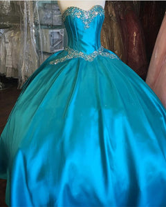 turquoise blue quinceanera dresses