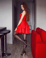 Load image into Gallery viewer, red homecoming dresses

