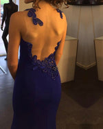 Cargar imagen en el visor de la galería, royal-blue-mermaid-prom-dresses
