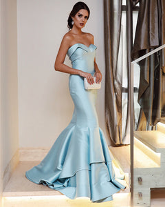 Baby-Blue-Prom-Dresses-Long-Satin-Sweetheart-Evening-Gowns