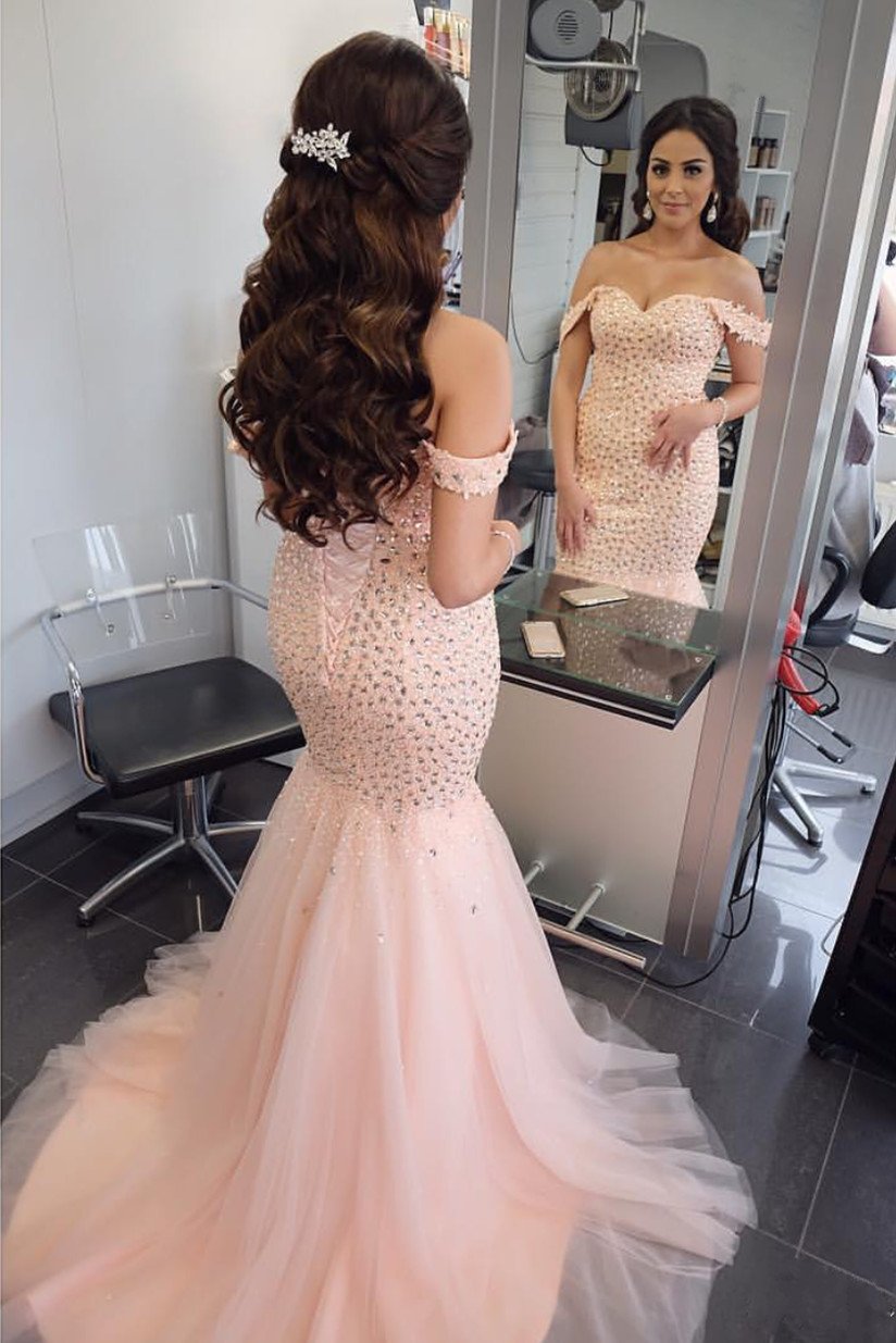 Sexy-Long-Mermaid-Evening-Gowns-Crystal-Beaded-Prom-Dress