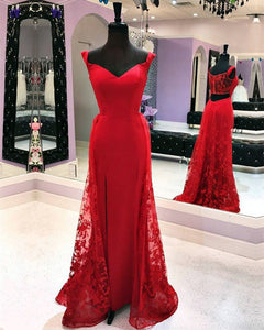 red-prom-dress